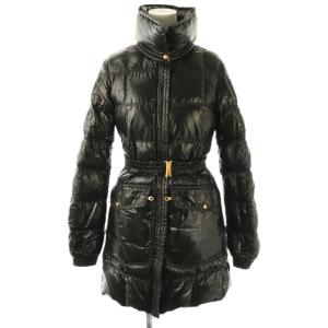 AGANICE ナイロンダウンコート ダウンジャケット アウター 38 ブラック /DF OS