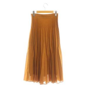 EPOCA プリーツスカートロング 38 キャラメル /DF OS