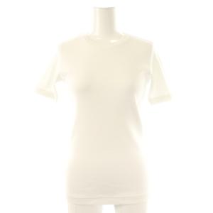 ×イエナ IENA LUSTER リブTシャツ カットソー 1 ホワイト /ES OS
