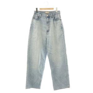 Joan ワイドストレートデニム パンツ ジーンズ ジッパーフライ 25 ライトブルー 57131301