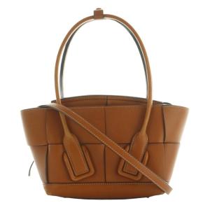 ミニ ザ アルコ マキシイントレチャート バッグ 2WAY ブラウン