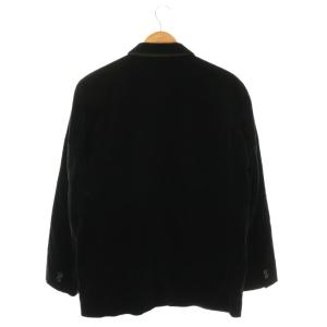 MARGARET HOWELL コーデュロイ テーラードジャケット シングル XL ブラック /HK OS