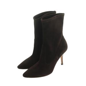 Gianvito Rossi ショートブーツ 39 ブラウン
