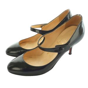 メリージェーンパンプス 38 黒 ブラック /SS OS