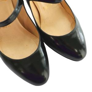 Christian Louboutin メリージェーンパンプス 38 黒 ブラック /SS OS