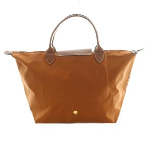 Longchamp ル・プリアージュ M トートバッグ ナイロン 茶 ブラウン /MI OS