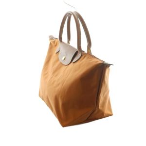 Longchamp ル・プリアージュ M トートバッグ ナイロン 茶 ブラウン /MI OS