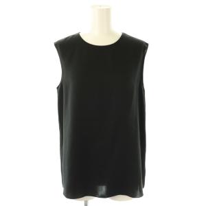 24SS MODERN GGT STRAIGHT SHELL ブラウス プルオーバー シルク S ブラック