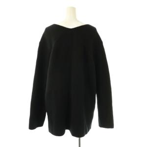EVERYDAY I LIKE 24AW Lia V/N sweater セーター カシミヤ混 ブラック /DO OS