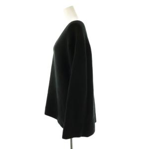 EVERYDAY I LIKE 24AW Lia V/N sweater セーター カシミヤ混 ブラック /DO OS