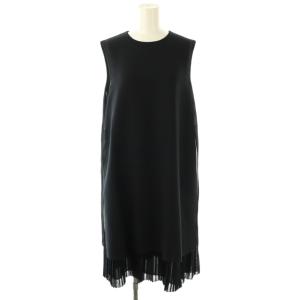 ノースリーブワンピース プリーツ ロング 38 濃紺 /NR OS