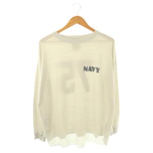 25SS LONG SLEEVE TEE ロンT Tシャツ LAppartement取り扱い F ベージュ