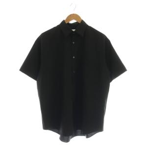 25SS COMFORT FIT S/S SHIRT ウール 半袖 シャツ 前開き 1 黒 A25B03SH01B