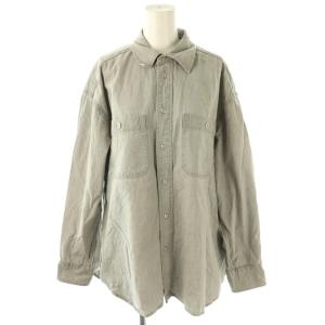 25AW LEDENIM ライトオーバーシャツ 長袖 ライトグレー /DO OS SH