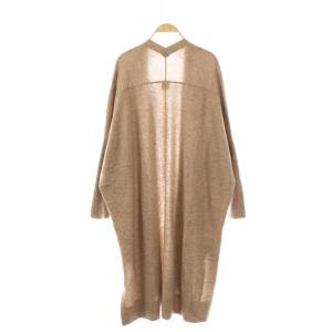 Spick&Span ポンチョガウン ニットカーディガン ロング F ブラウン /CX OS