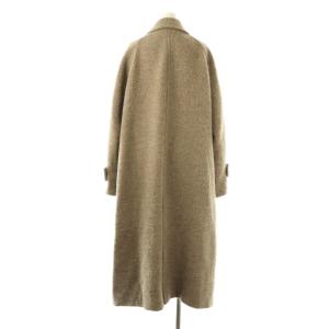 Framework 24AW アルパカコンループバルカラーロングコート 38 ベージュ
