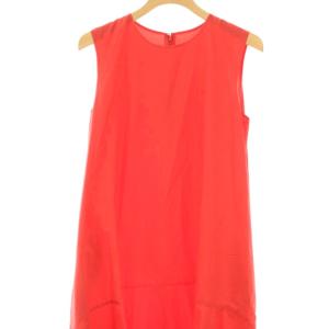 GALLARDAGALANTE otonaMUSEコラボ Aライン ランダムヘム ノースリーブワンピース F レッド /CX OS