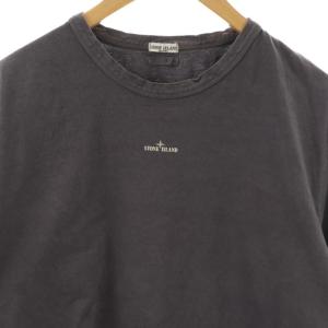 STONE ISLAND ロゴ Tシャツ カットソー 半袖 XL グレー /HK OS