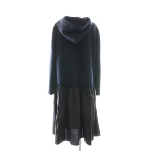 René パーカー刺繍ワンピース 38 ネイビー