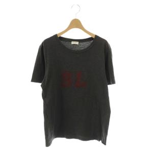 500231 YB2OH SL プリント Tシャツ カットソー S チャコール レッド /ES OS SH