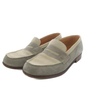 Maison Kitsune East Hampton コインローファー スエード 6E グレー