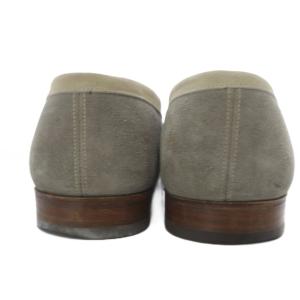 J.M.WESTON Maison Kitsune East Hampton コインローファー スエード 6E グレー