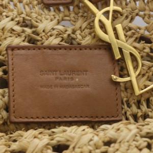 SAINT LAURENT PARIS パニエ スモールクロシェ かごバッグ ナチュラル 685618