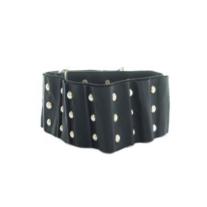 sacai ベルト ワイド スタッズ 黒 ブラック /MI OS SH