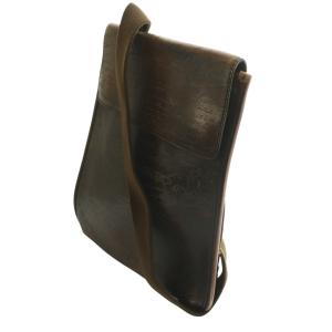 Berluti カリグラフィ フラットショルダーバッグ ブラウン