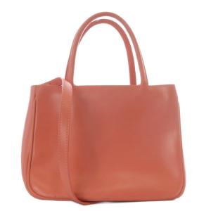 FURLA レザー ハンドバッグ ショルダーバッグ 2way ロゴ ピンク /SR