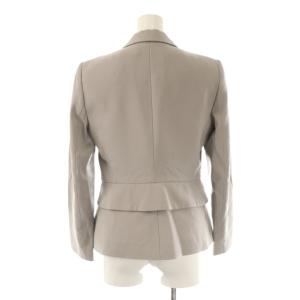 EMPORIO ARMANI スカートスーツ セットアップ テーラードジャケット ラップ ロング EU38 グレー /HK OS