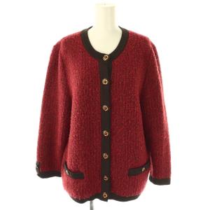 ウール カーディガン ニット 9 レッド /DF OS