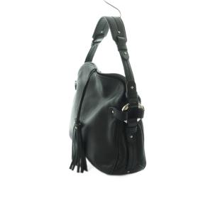 BALLY ワンハンドルバッグ ハンドバッグ レザー タッセル 黒 ブラック /MI OS