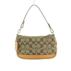 COACH シグネチャー ワンハンドルバッグ ハンドバッグ ベージュ 6094 /MI OS
