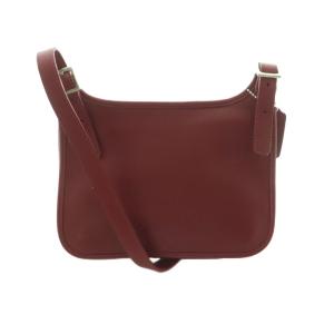 クロスボディ ショルダーバッグ レザー フラップ ワインレッド 9142 /MI OS