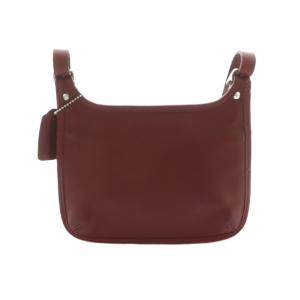 COACH クロスボディ ショルダーバッグ レザー フラップ ワインレッド 9142 /MI OS