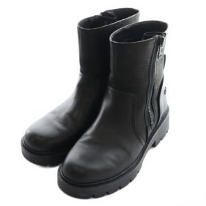UGG australia POLK ショートブーツ US6 23.0cm 黒 ブラック /AQ OS