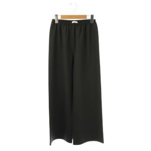 24AW ウーステッドトロピカル リラックスパンツ イージー ワイド ストライプ 34 チャコール グレー