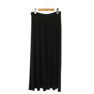 Fluid jersey skirt フレアスカート ロング XS ブラック /DF OS