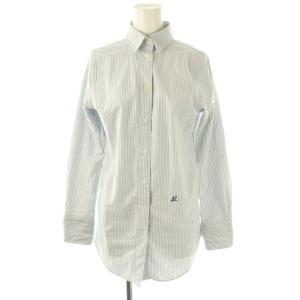 24SS MADAME LONG SHIRT OX STRIPE シャツ ストライプ 長袖 1 ブルー