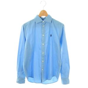 relaxed fit コットン長袖シャツ XS ブルー /CX OS