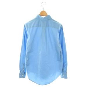POLO RALPH LAUREN relaxed fit コットン長袖シャツ XS ブルー /CX OS