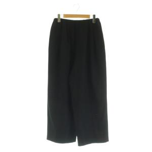 23AW STRAIGHT-WIDE PANTS ストレードワイドパンツ イージー 38 ブラック /MY