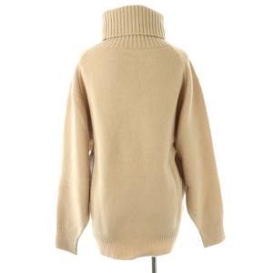 Deuxieme Classe ミドルゲージタートル ニット セーター 長袖 ベージュ /HK OS
