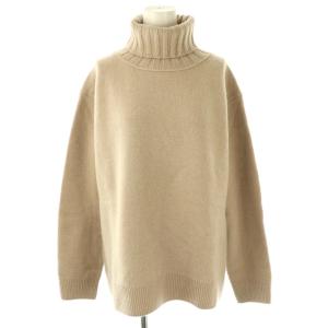 JADE タートルネックプルオーバー ニット セーター 長袖 ベージュ /HK OS