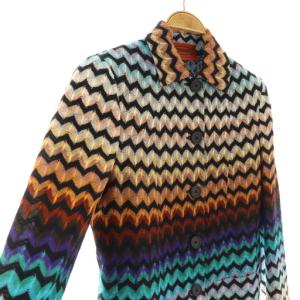 MISSONI 総柄 ジャケット 刺繍 40 マルチカラー /HK OS