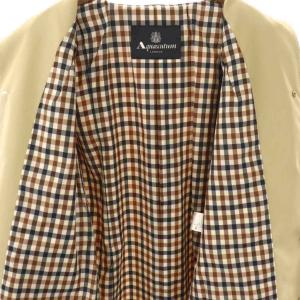 Aquascutum ステンカラー コートロング 8 ベージュ /HK OS
