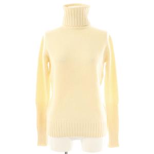 カシミヤタートルネックニット セーター 40 アイボリー /DO OS