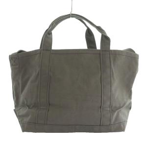 L.L.BEAN ローサリー トートバッグ 2WAY ショルダー ロゴ キャンバス チャコール /SS OS