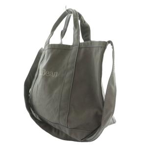 L.L.BEAN ローサリー トートバッグ 2WAY ショルダー ロゴ キャンバス チャコール /SS OS